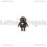 Charm Robot in Acciaio Inox 17.5x10mm
