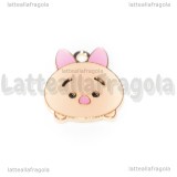 Ciondolo Pimpi di Winnie the Pooh in metallo dorato smaltato 20x17.5mm