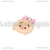 Ciondolo Pimpi di Winnie the Pooh in metallo dorato smaltato 20x17.5mm