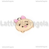 Ciondolo Pimpi di Winnie the Pooh in metallo dorato smaltato 20x17.5mm