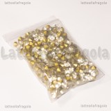 Busta Strass Taglio Diamante in Vetro Cristal 5x3.5mm 454pz