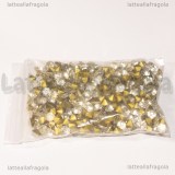 Busta Strass Taglio Diamante in Vetro Cristal 5x3.5mm 454pz
