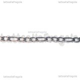1 Metro Catena Figaro in Acciaio inox 4-6x3mm