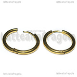 Creole in Acciaio Inox Dorato 16x2.5mm