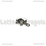 Charm Tartaruga in Acciaio Inox 15.5x8.5x3mm