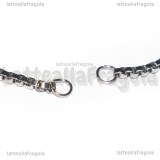 Base Bracciale con Catena Veneziana in Acciaio Inox