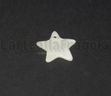 3 Stelle in Madreperla Bianca 16x17mm