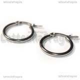 Creole in Acciaio Inox 20x18mm