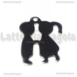 Ciondolo Innamorati in Acciaio Inox 31x23mm