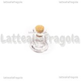 Bottiglietta Genio in vetro con tappo in sughero 20x16.5mm