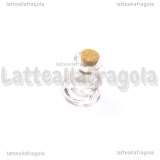 Bottiglietta Genio in vetro con tappo in sughero 20x16.5mm