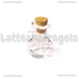 Bottiglietta Genio in vetro con tappo in sughero 20x16.5mm