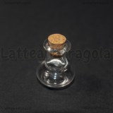 Bottiglietta Genio in vetro con tappo in sughero 20x16.5mm