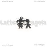 Charm Io e Te in Acciaio Inox 11.5x11.5mm