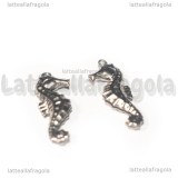 Ciondolo Cavalluccio Marino in Acciaio inox 26.5x10mm