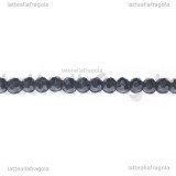 Perle Mezzocristallo Sfaccettato Ematite 4mm filo 37cm