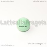 Sfera chiama angeli in rame smaltato verde acqua 18mm