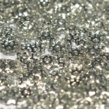 30 Coppette Copriperla filigranate in metallo argentato 6x1.5mm