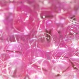 5 Perle in Vetro Rosa Fantasia Schizzi 8mm