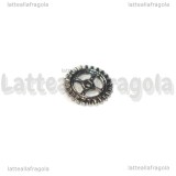 5 Ingranaggi in metallo argento antico 10mm