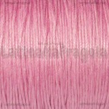 1 Metro di Cotone cerato Rosa 1mm
