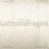 10 Metri Cordino in Nylon Bianco da 0.8mm