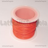10 Metri (una spoletta) di Filo in Poliestere Cerato Arancione 1mm