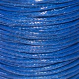 10 Metri (una spoletta) di Filo in Poliestere Cerato Blu 1mm