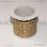10 Metri (una spoletta) di Filo in Poliestere Tortora 1mm