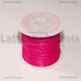 10 Metri (una spoletta) di Filo in Poliestere Fucsia 1mm