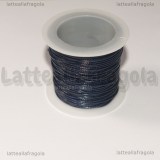 10 Metri (una spoletta) di Filo in Poliestere Blu Scuro 1mm