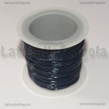 10 Metri (una spoletta) di Filo in Poliestere Blu Scuro 1mm
