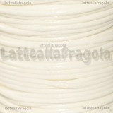 10 Metri (una spoletta) di Filo in Poliestere Bianco 1mm