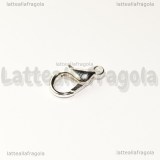 Gancio in metallo Silver Plated 14mm