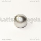 Sfera chiama angeli in rame smaltato argento 16mm