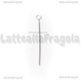 Chiodo o spillo in Argento 925 con asola 30x0.6mm