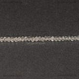 Rondelle mezzocristallo sfaccettato Cristal 3x2mm filo 40cm
