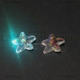 Ciondolo Stella Marina in Vetro Sfaccettato Cristal AB 14.5x14mm