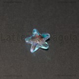 Ciondolo Stella Marina in Vetro Sfaccettato Cristal AB 14.5x14mm