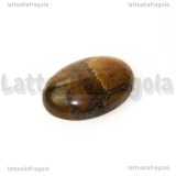 Cabochon in Occhio di Tigre 25x18mm