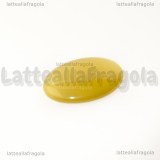 Cabochon in Occhi di Gatto Giallo 25x18mm