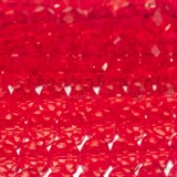 15 Rondelle mezzocristallo sfaccettato Rosso 8x6mm