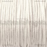 10 Metri (1 spoletta) di cotone cerato Bianco 1mm