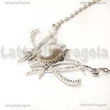 Collana di Galadriel in metallo argentato 52.8x28.2mm