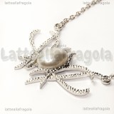 Collana di Galadriel in metallo argentato 52.8x28.2mm