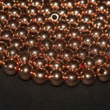 5 Sfere in Acciaio Inox Oro Rosa 6mm