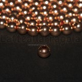 5 Sfere in Acciaio Inox Oro Rosa 6mm