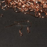 10 Paia di Monachelle in Acciaio Inox Oro Rosa 18x20mm