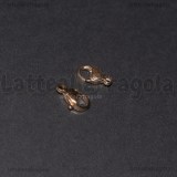 Gancio in Acciaio Inox Oro Rosa 12mm