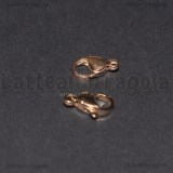 Gancio in Acciaio Inox Oro Rosa 12mm